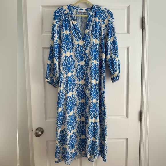 Zara Printed Midi Dress - Picture 3 of 3